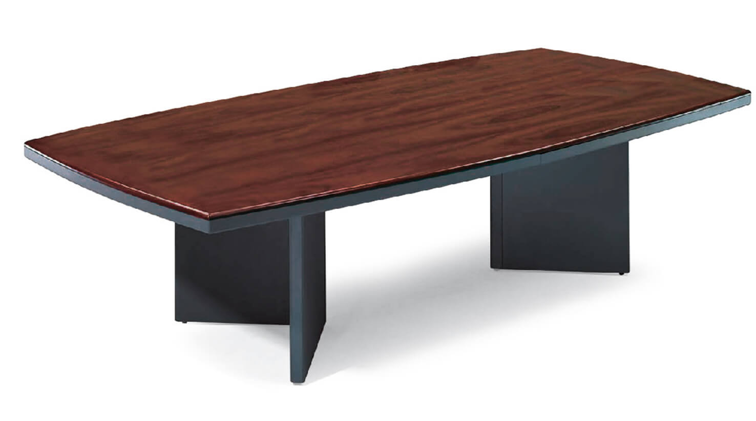 全木皮優質船型會議桌
